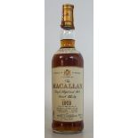 MACALLAN 18YO - 1973
1 bottle.  Macallan 18 Year Old Single Malt Scotch Whisky.  OB.  75cl.