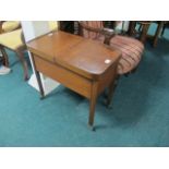 A TEAK SEWING BOX c.1960