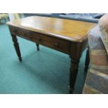 A WILLIAM IV MAHOGANY LIBRARY TABLE the