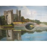 HOWARD
Riverscape with Castle 
Oil on Board
Signed Lower Right
33cm x 46cm