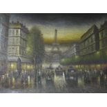 PARISIAN STREET SCENE 20TH CENTURY
Oil on Canvas
88cm x 118cm