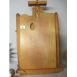 A PINE ARTISTS EASEL adjustable