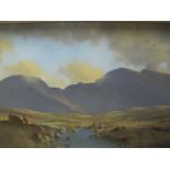 DAVID ANTHONY OVEREND
Peat Diggers Under the Bens
Oil on Canvas
Signed Lower Right
40cm x 60cm