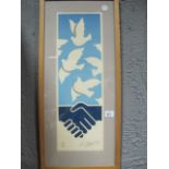 ROBERT BALLAGH
Peace Through Reconciliation 
Lithograph
Limited Edition 209/300
Signed Bottom