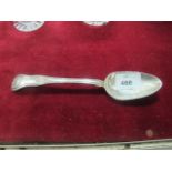 A GEORGIAN SHELL PATTERN SPOON Chester