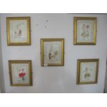 TIM BULMER
Five Caricatures Relating to Alcohol
Watercolours
Each Signed and Inscribed