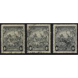 Barbados. 1938-44 4d perf 13½ x 13, fine used with R4/1 flying mane, R6/10 scratched plate and R7/