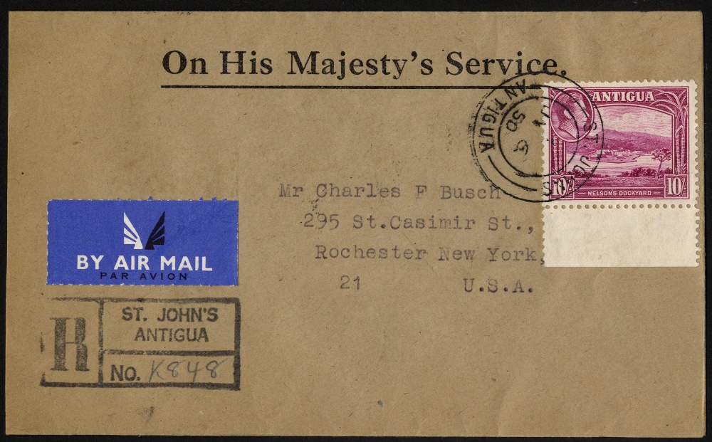 Antigua. 1938-51 used collection, 1938 set plus shades per CW including 1½d and 1/-; 1955 set