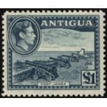 Antigua. 1938-51 set mint (some unmounted) and a range of shades, these apparently all unmounted, on