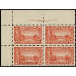 Bahamas. 1948 Eleuthera set of sixteen in corner blocks of four with imprints, hinged on the