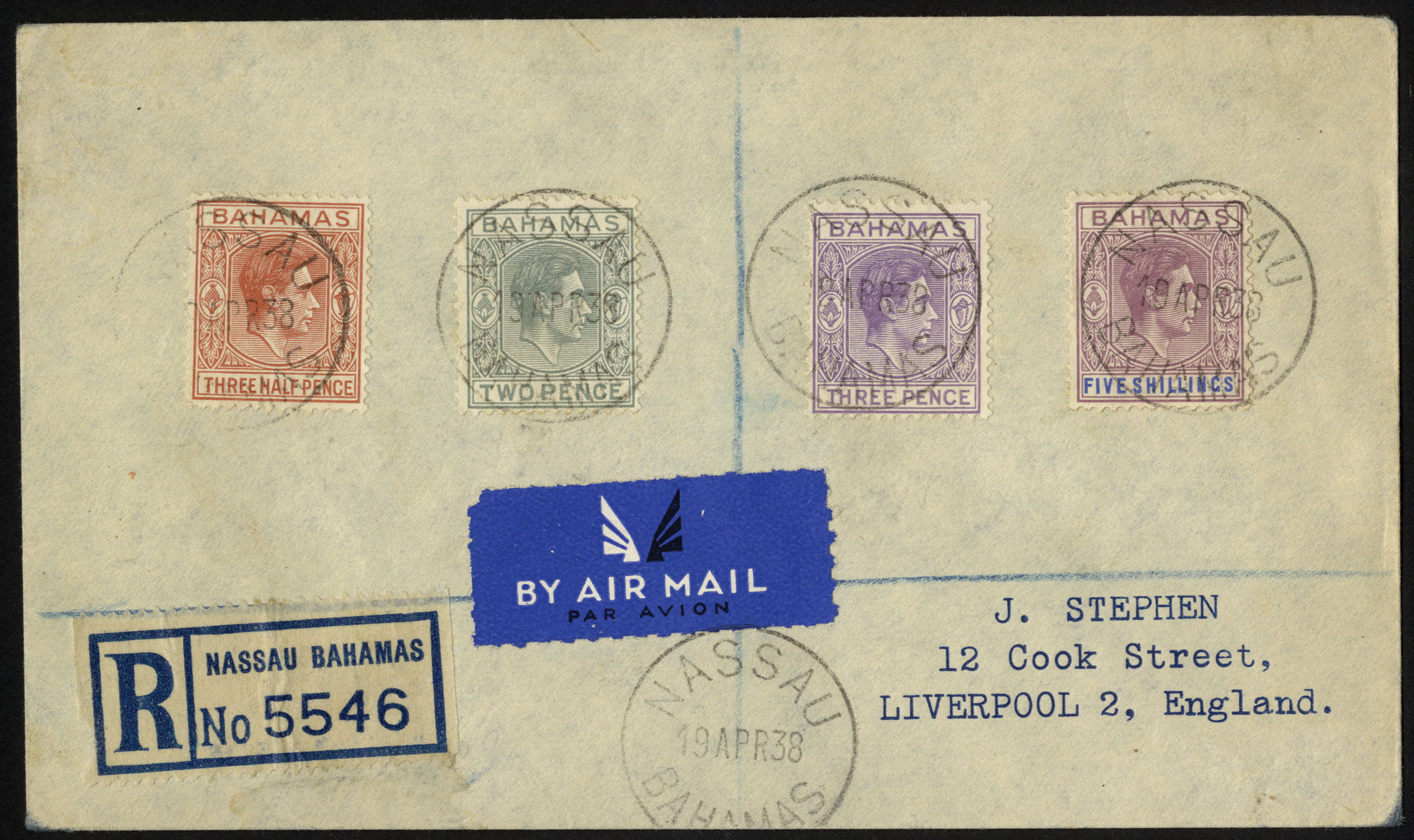 Collections and Miscellaneous. B.W.I. KG VI covers. Quite a substantial group (74) with a number