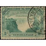 Rhodesia. 1905 British Association Visit and Opening of the Victoria Falls Bridge issue. 1/- used