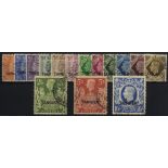 Morocco Agencies - Tangier. 1950 set of fifteen, good/fine used, correctly postmarked. SG 261-75 (£