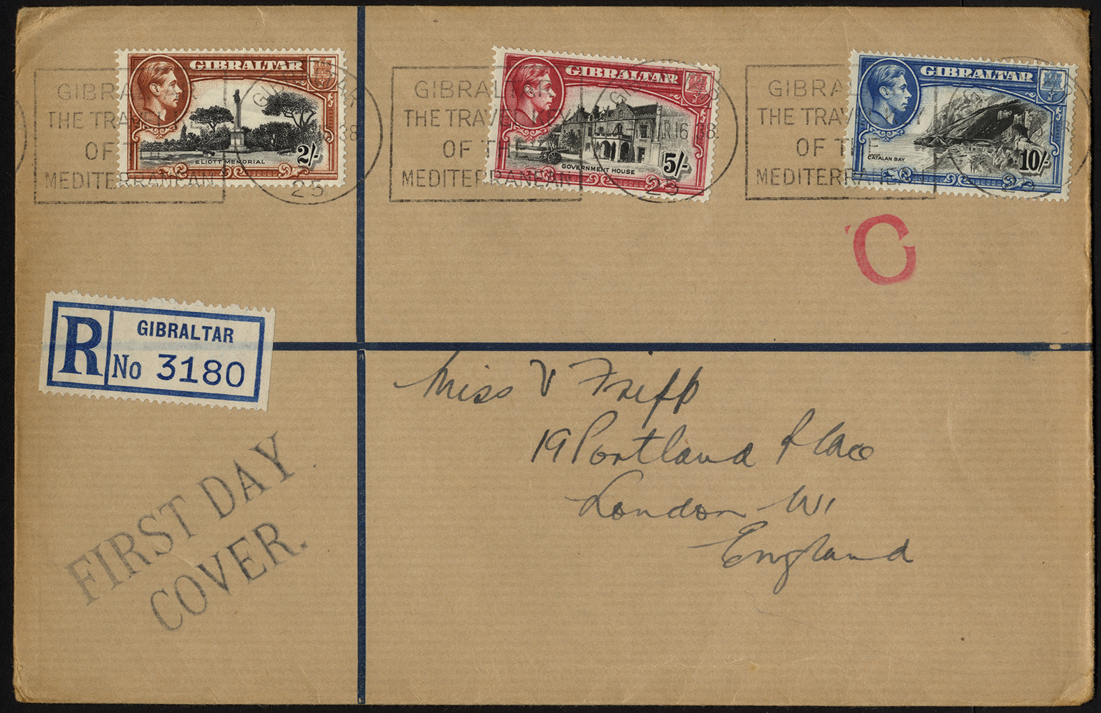 British Europe KG VI covers. GB with 1937 Coronation plus ½d, 1d and 2½d FDC (cacheted) and 1938