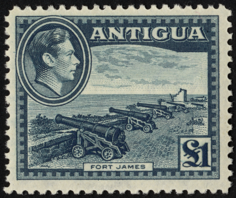 Antigua. 1938-51 set mint (some unmounted) and a range of shades, these apparently all unmounted, on