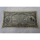 The Lancashire & Yorkshire Bank Limited, Douglas, Isle of Man, £1 note dated 12th November 1925,