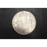 1793 Mexico silver Carlos IIII 8 reales coin