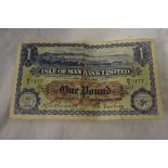 Isle of Man Bank Limited, Douglas £1 note dated 30th December 1959, signed by J.E. Cashen & W.E.