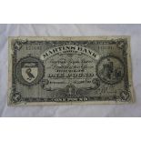 Martins Bank Limited, Douglas, Isle of Man, £1 note dated 1st June 1950, C.J. Verity facsimiles