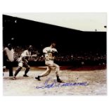 Ted Williams Glossy 10'' x 8'' Signed Photo -- Near Fine