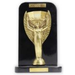 Jules Rimet World Cup Trophy Presented to Jose Nasazzi in 1950 Gold plated bronze World Cup trophy