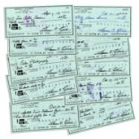 Harmon Killebrew Lot of 10 Signed Checks Lot of 10 personal checks signed by Harmon Killebrew. The