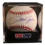 Pete Rose Signed Baseball -- PSA/DNA COA -- Graded 9 Official major league ball signed by baseball