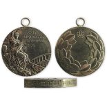 Silver Gymnastics Medal From the 1976 Summer Olympics -- Won by Member of The USSR Gymnastics Team