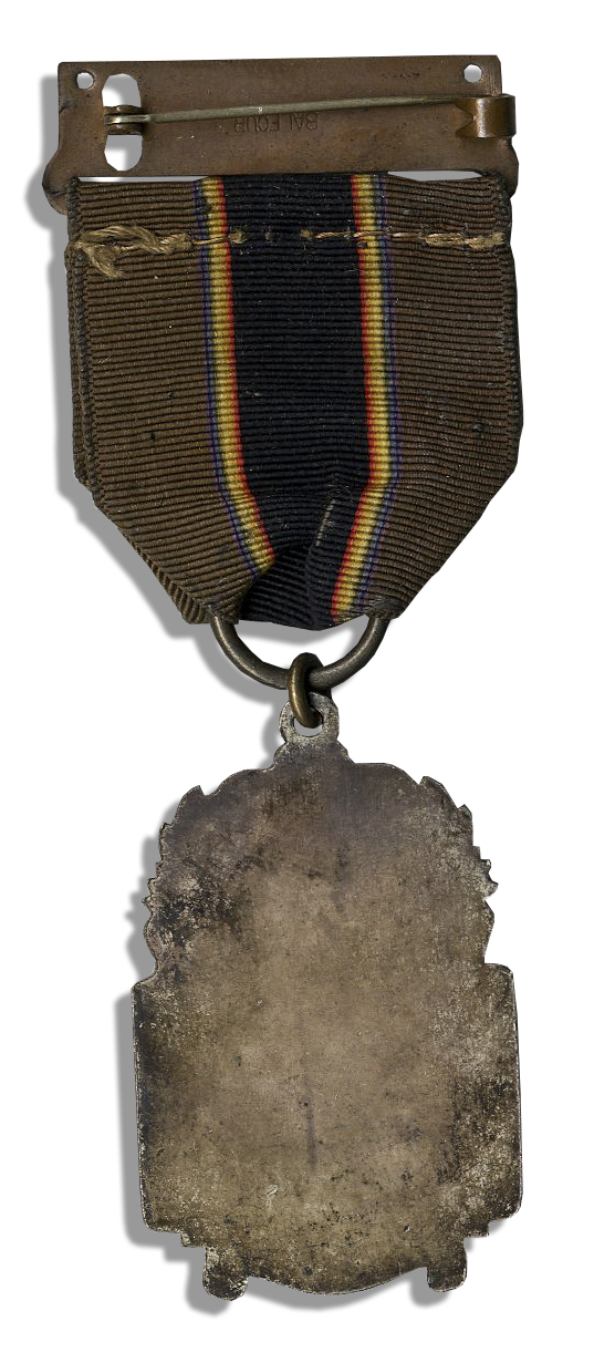 Ornate medal from a 1930's Hollywood event. Interesting medal from an unknown event bears the date - Image 2 of 2