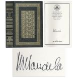 Signed luxury edition of the late Nelson Mandela's powerful autobiography, ''Long Walk to Freedom'',