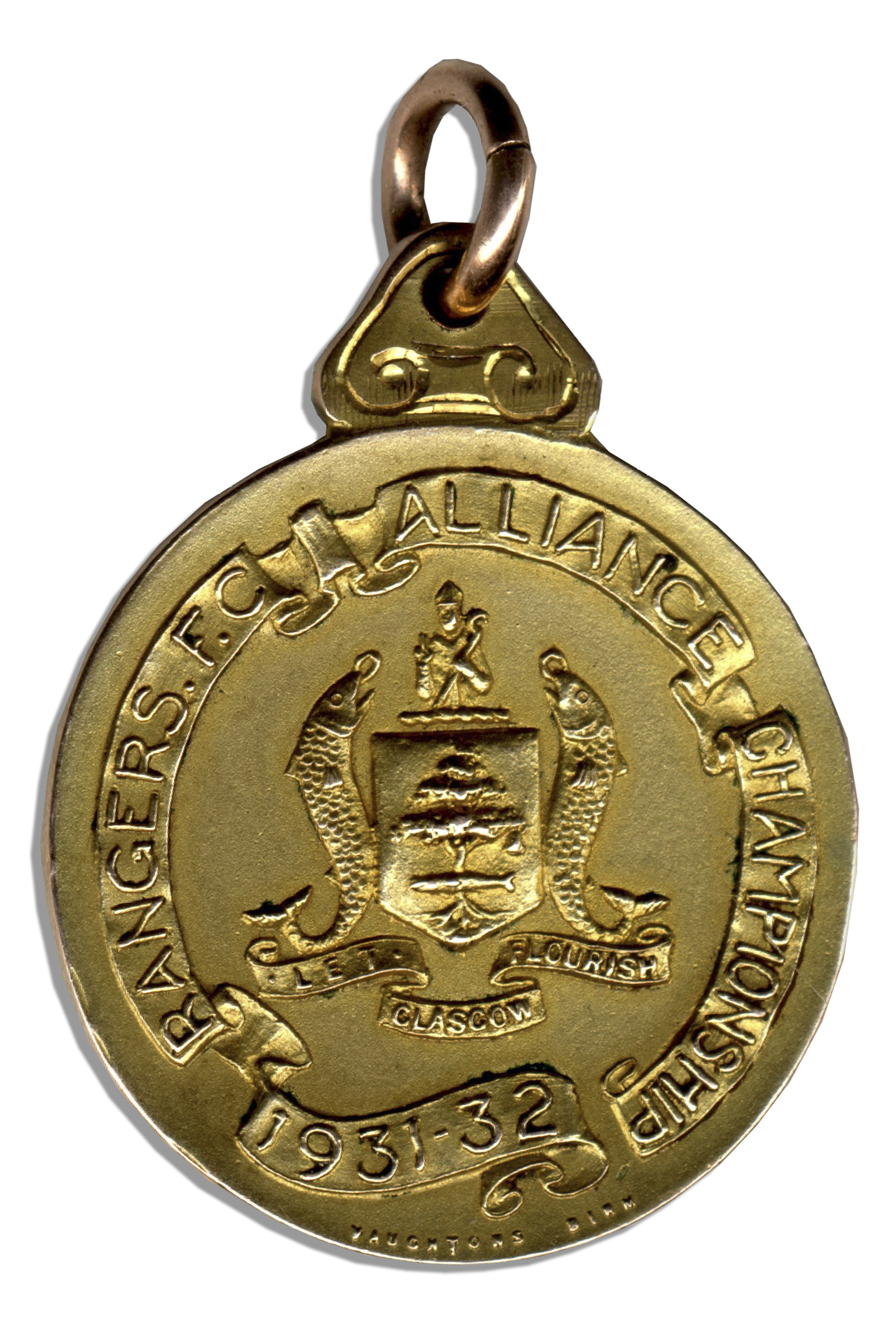 Scottish Football Alliance winner's gold medal for the Reserve League's Rangers, from the 1931- - Image 2 of 3