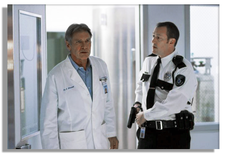 Harrison Ford screen-worn lab coat from medical drama ''Extraordinary Measures''. Ford stars as - Image 4 of 5