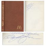 McDonald's visionary founder Ray Croc signed first edition of his book, ''Grinding It Out'',