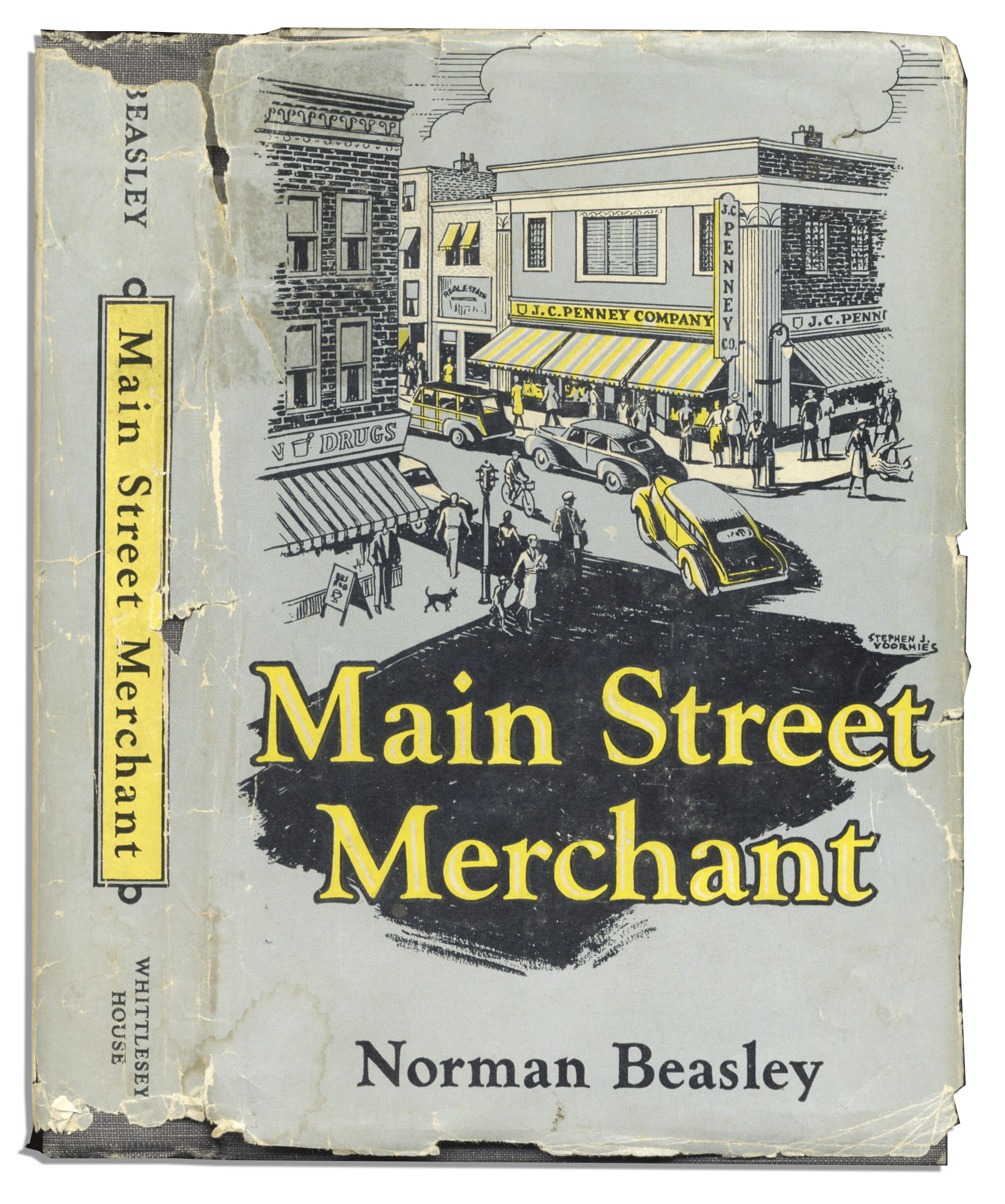 First edition of ''Main Street Merchant - The J.C. Penney Story'', signed by J.C. Penney in 1948. - Image 7 of 7