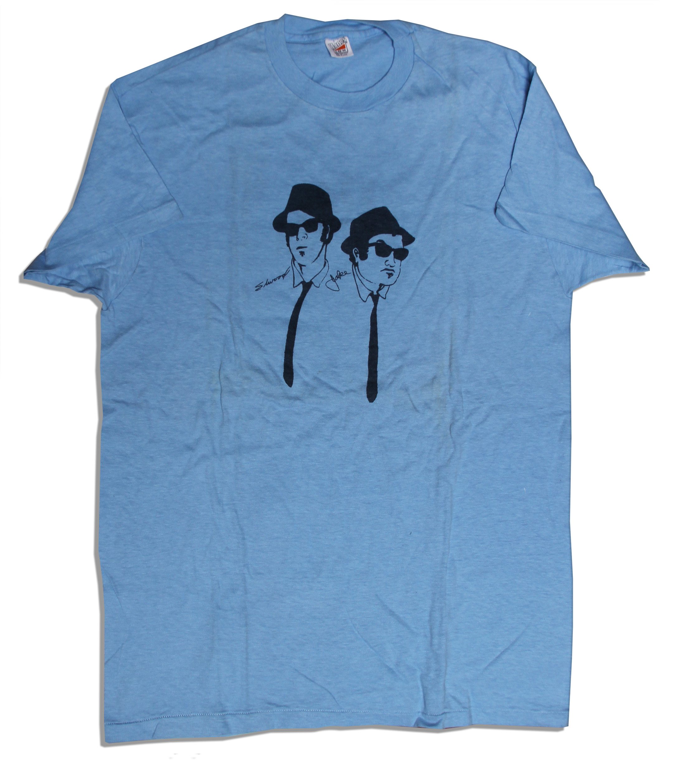 Vintage ''Blues Brothers'' t-shirt from 1980. John Belushi and Dan Aykroyd starred as the - Image 3 of 3