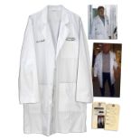 Harrison Ford screen-worn lab coat from medical drama ''Extraordinary Measures''. Ford stars as