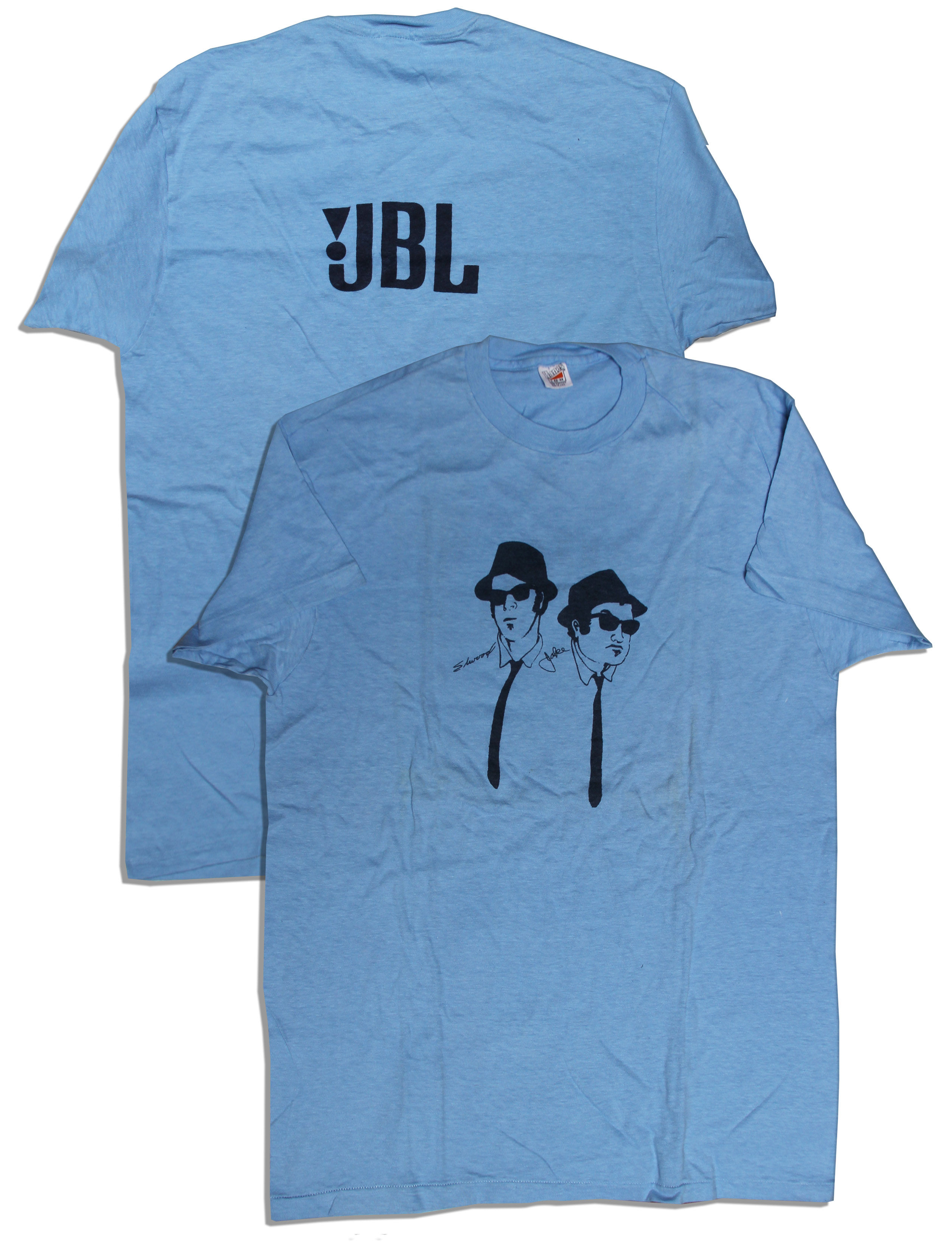 Vintage ''Blues Brothers'' t-shirt from 1980. John Belushi and Dan Aykroyd starred as the