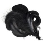 Royalty Queen Victoria Owned & Worn Black Feather Aigrette -- Purchased at Christie's by Madame