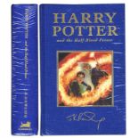 Literary, Rare Books & Authors Autographs U.K. Deluxe Edition of ''Harry Potter and the Half-Blood