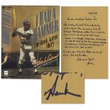 Baseball Memorabilia Hank Aaron Autograph Note Signed Within His Autobiography -- ''â€¦Racistâ€¦