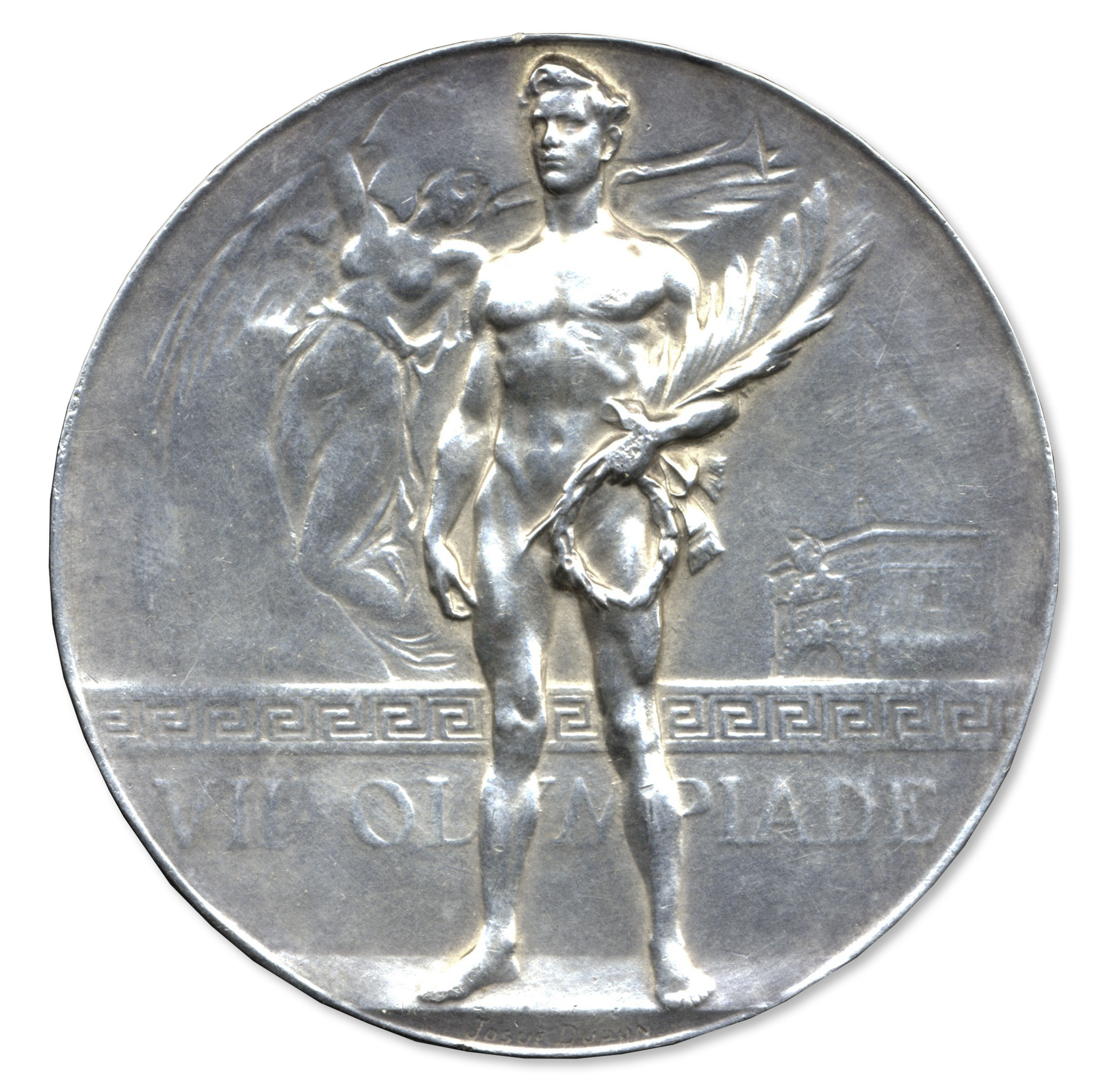 Olympics Memorabilia Silver Olympic Medal From the 1920 Summer Olympics, Held in Antwerp, Belgium - Image 3 of 4