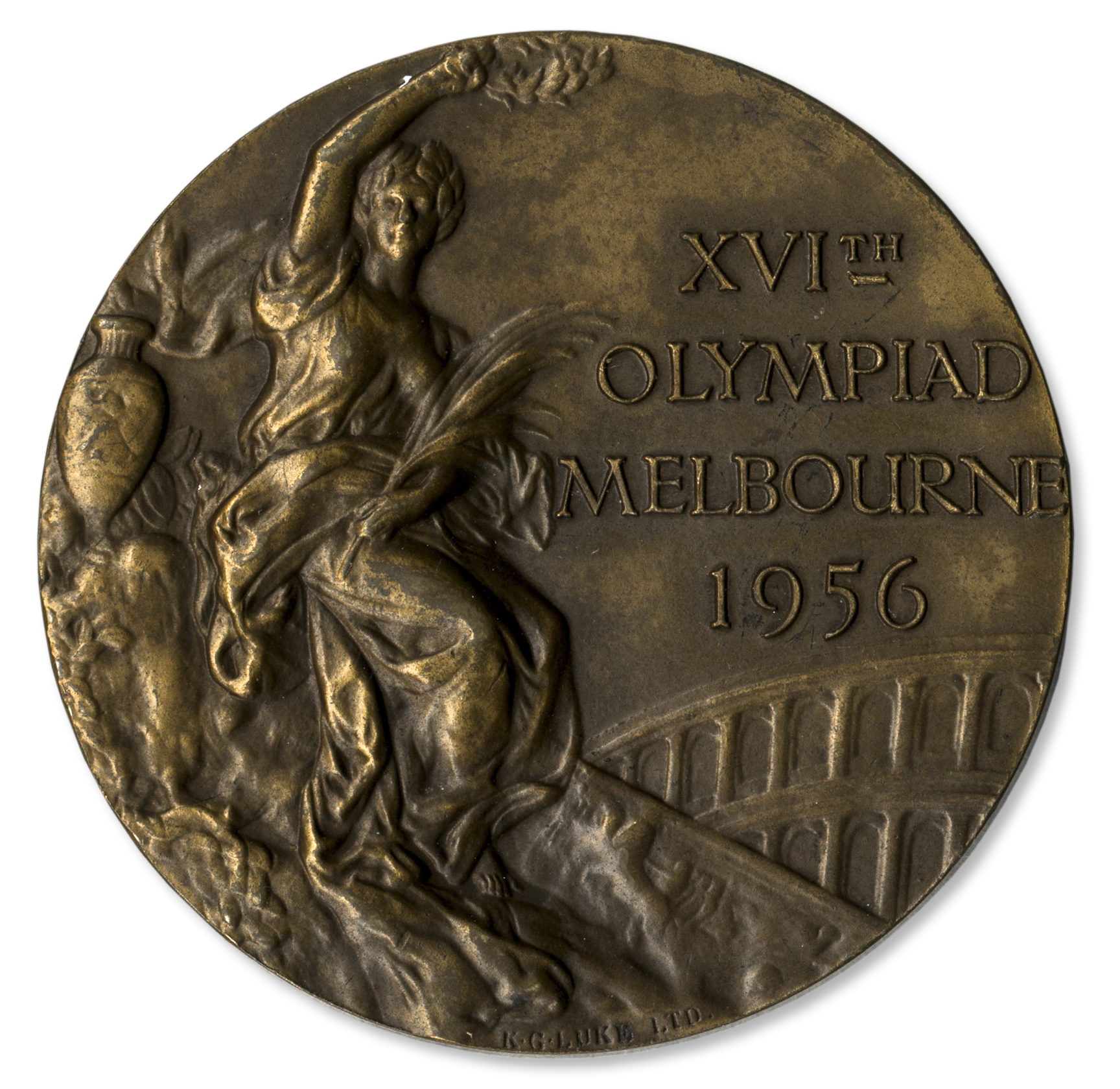 Olympics Memorabilia Bronze Olympic Medal From the 1956 Summer Olympics, Held in Melbourne, - Image 5 of 5