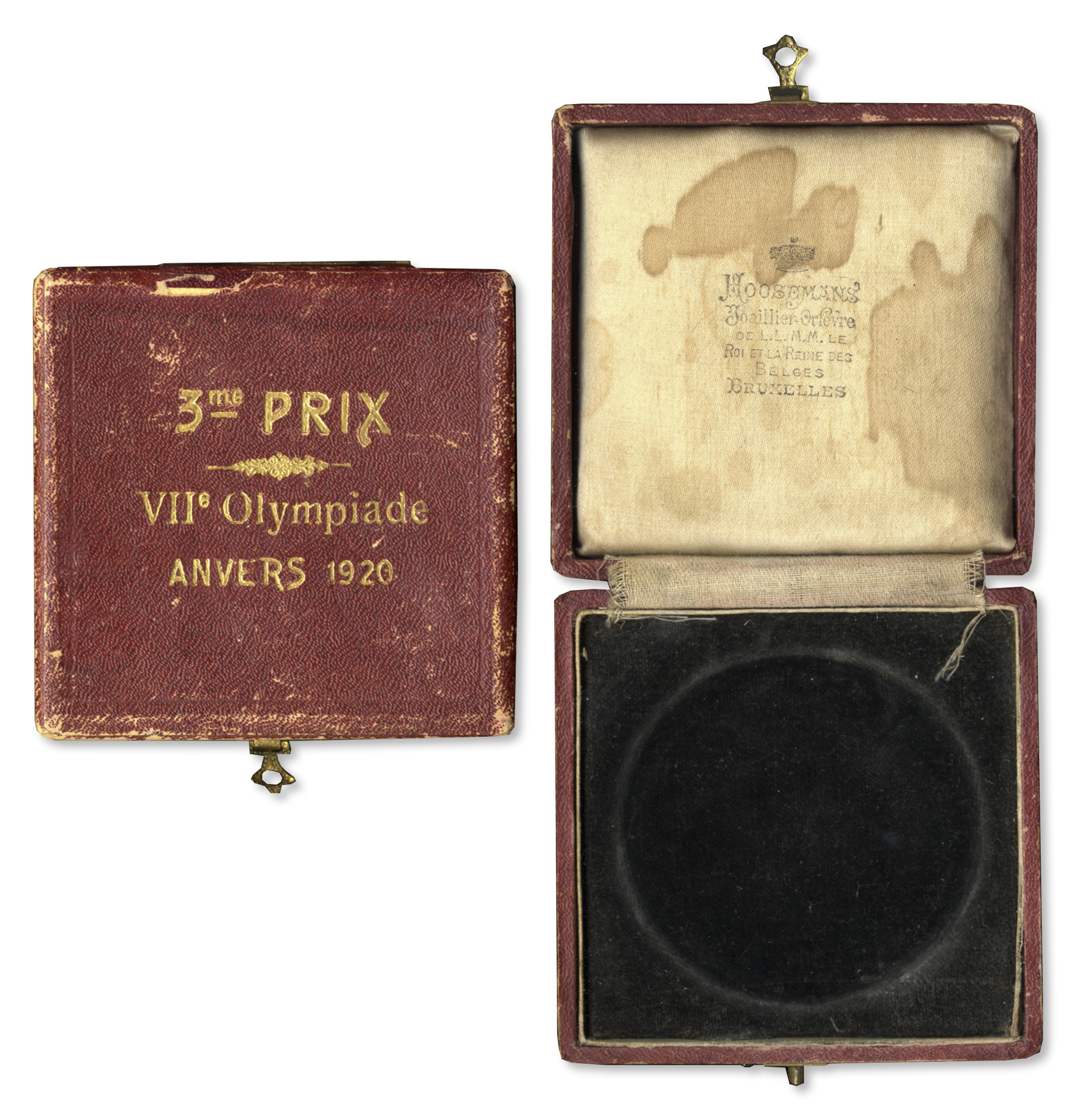 Olympics Memorabilia Bronze Olympic Medal From the 1920 Summer Olympics, Held in Antwerp, Belgium - Image 2 of 5