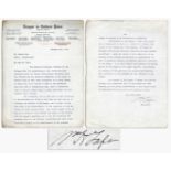 Presidential & Political Memorabilia & Autographs William Taft Letter Signed From ''League to