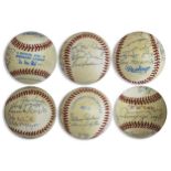Baseball Memorabilia 1934-35 Detroit Tigers Signed Baseball -- Team Won Back to Back Pennants