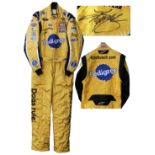Auto Racing Memorabilia Kyle Busch Race-Worn & Signed Firesuit -- Worn at 2 NASCAR Sprint Cup Series