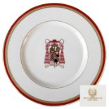 Race & Religion Cardinal Francis Spellman Lenox China Plate -- With Cardinal's Seal to Front &