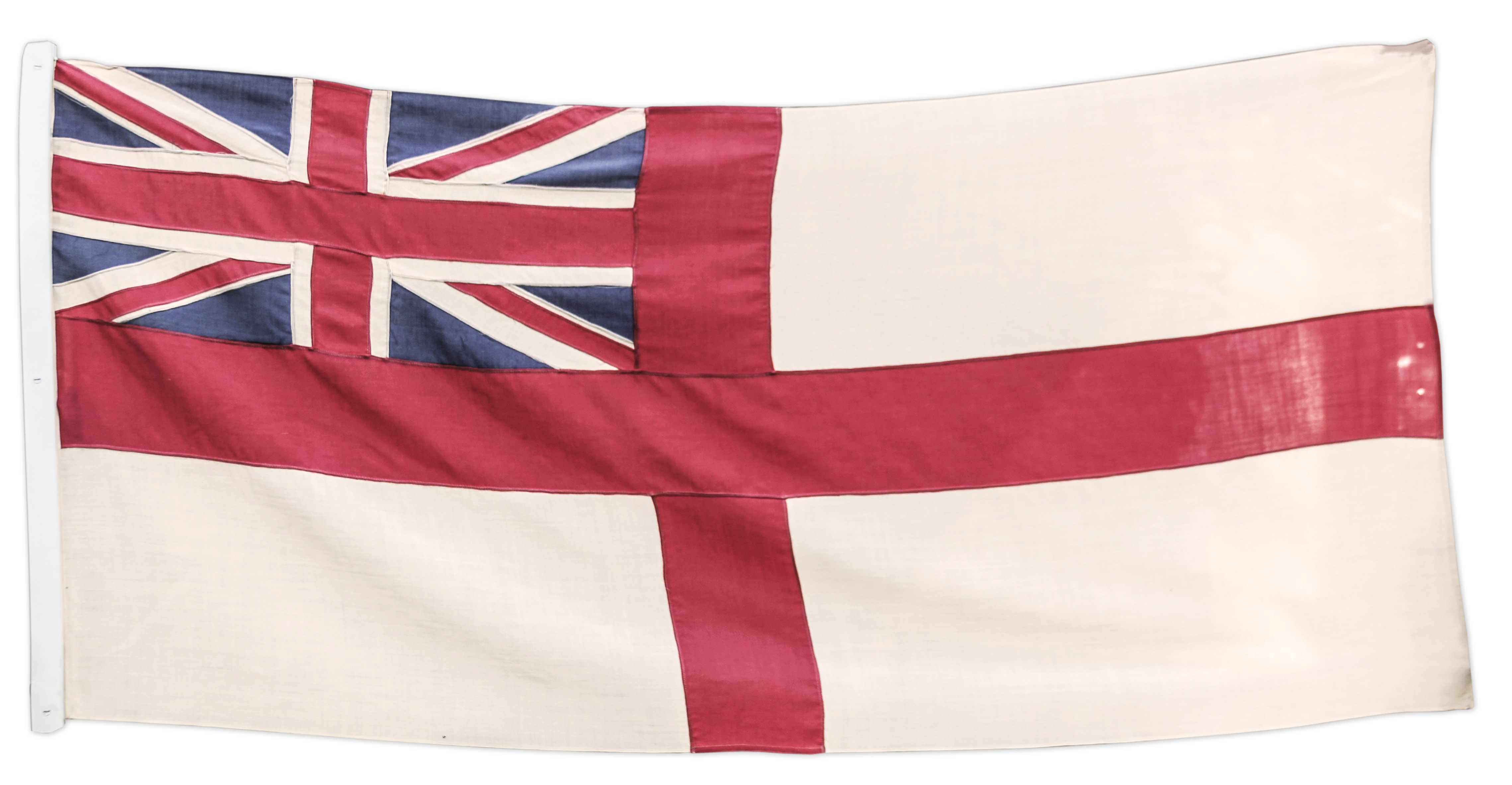 Royalty King Edward VIII Personally Owned British Royal Navy Flag -- With Provenance From Sotheby'