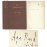 Literary, Rare Books & Authors Autographs Ayn Rand Signed Copy of ''The Fountainhead'' Ayn Rand