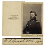 Ulysses S. Grant Signed CDV Signed as Lieutenant-General of the Union Army Rare CDV photograph